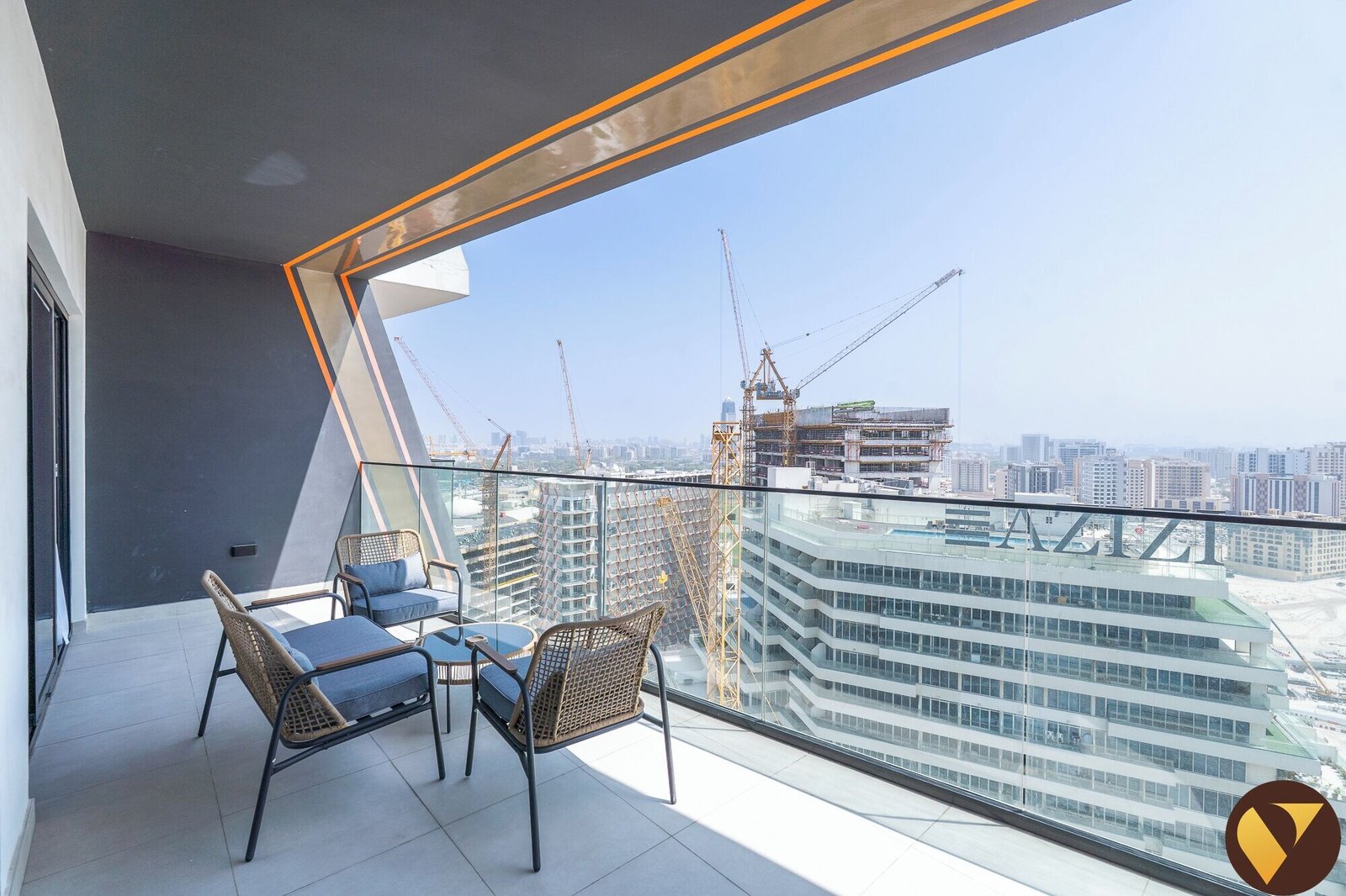 Dubai waterfront apartment exterior