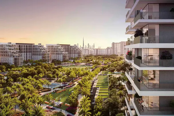 Dubai marina style apartment complex