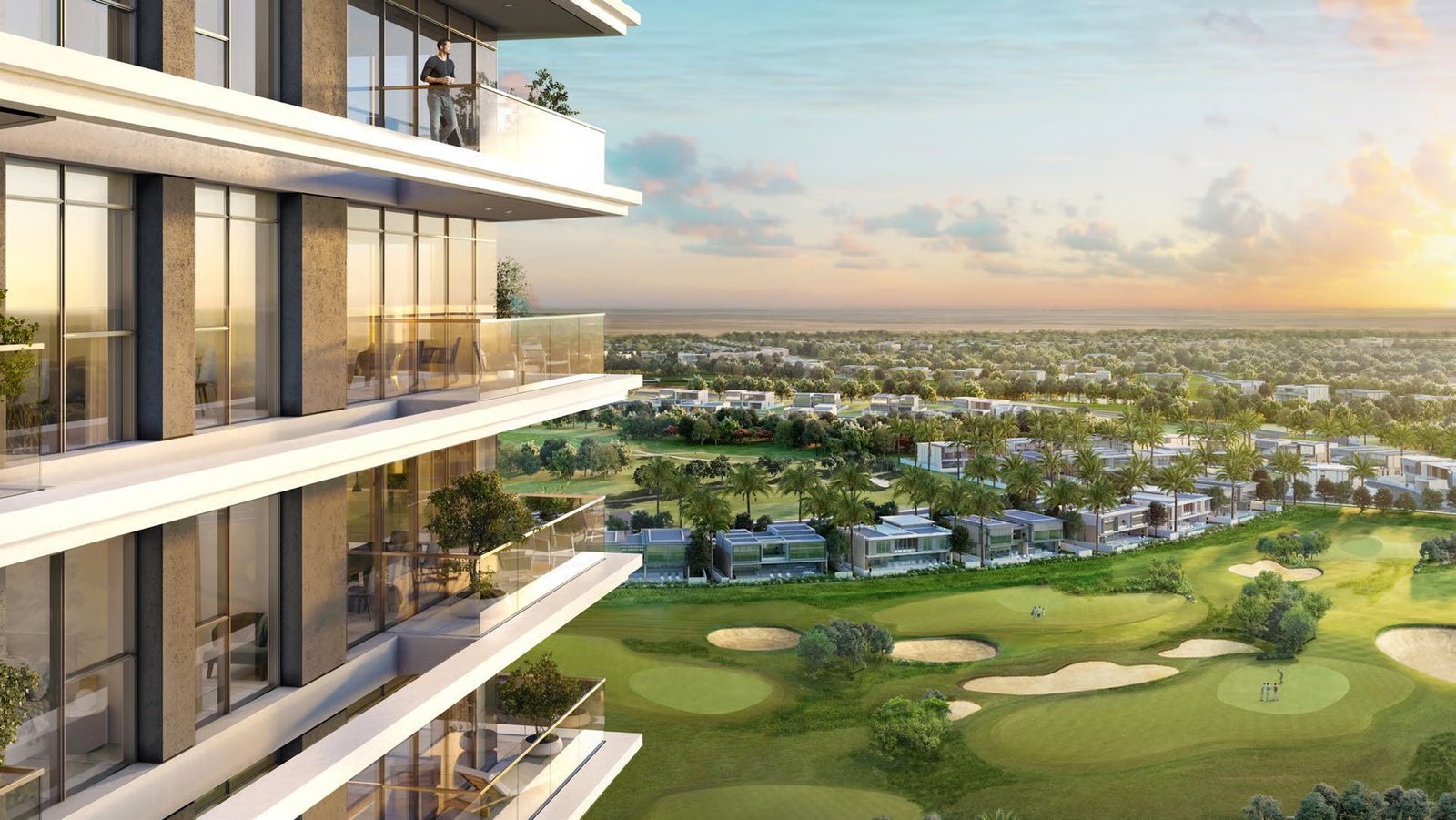 Golf community apartment development